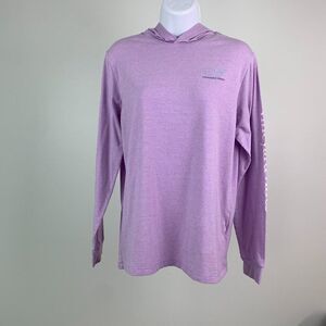 Vineyard Vines Hoodie sz L 16 Edgartown T-shirt Purple Lightweight Girl's